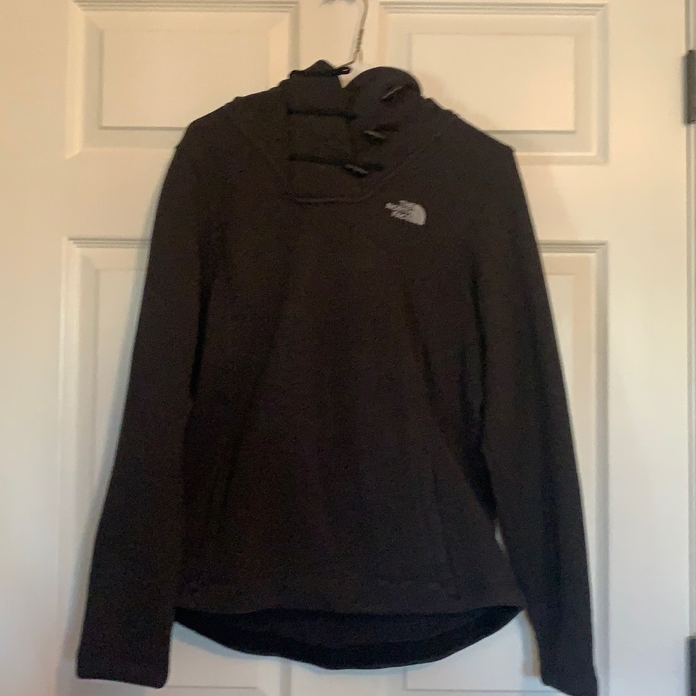 The North Face pull over with hood